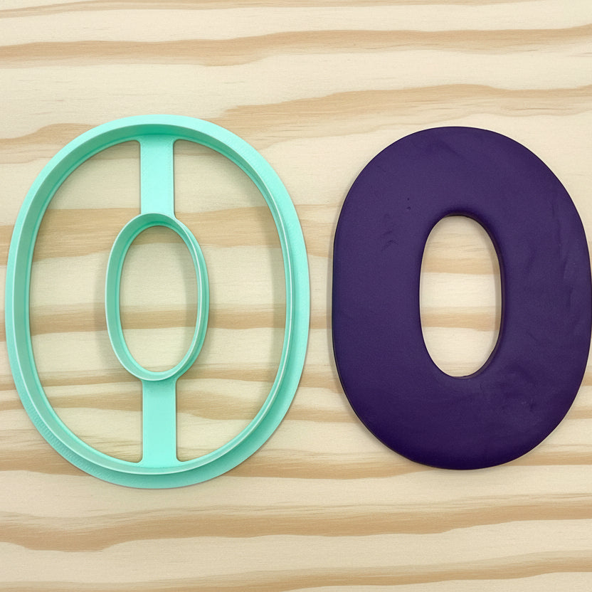 Number 0 Cookie Cutter 10cm