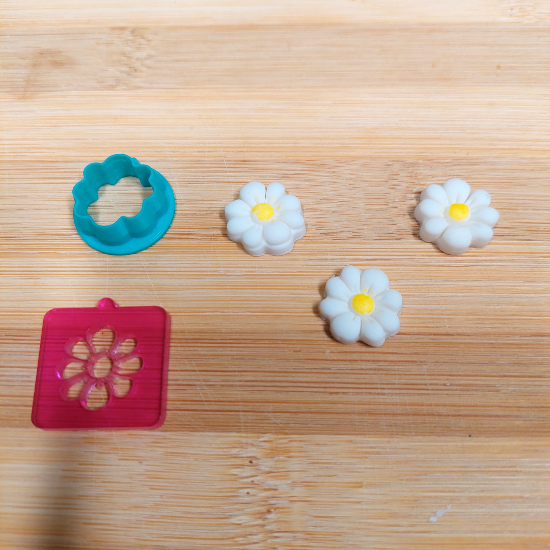 Mum and flowers cutter and embosser set