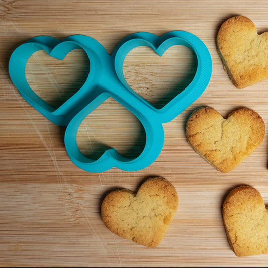 Mini Heart and Hearts in a Row