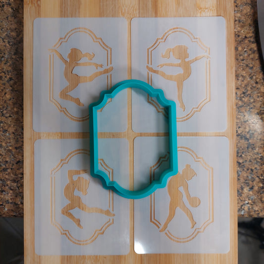 Future Olympian Gymnast Stencil Set