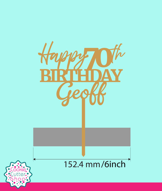 Custom 'Birthday Jay and Birthday Geoff'