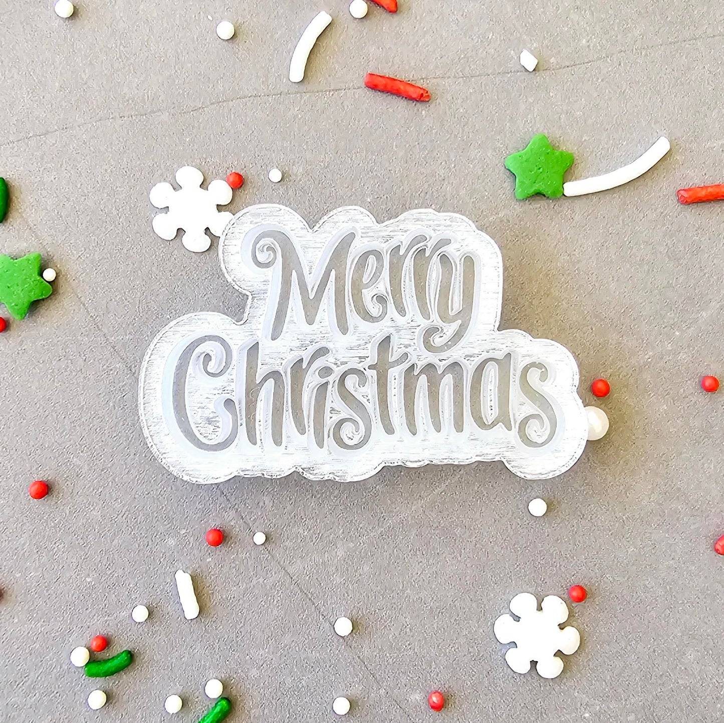 Merry Christmas Cookie Stamp