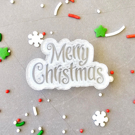 Merry Christmas Cookie Stamp