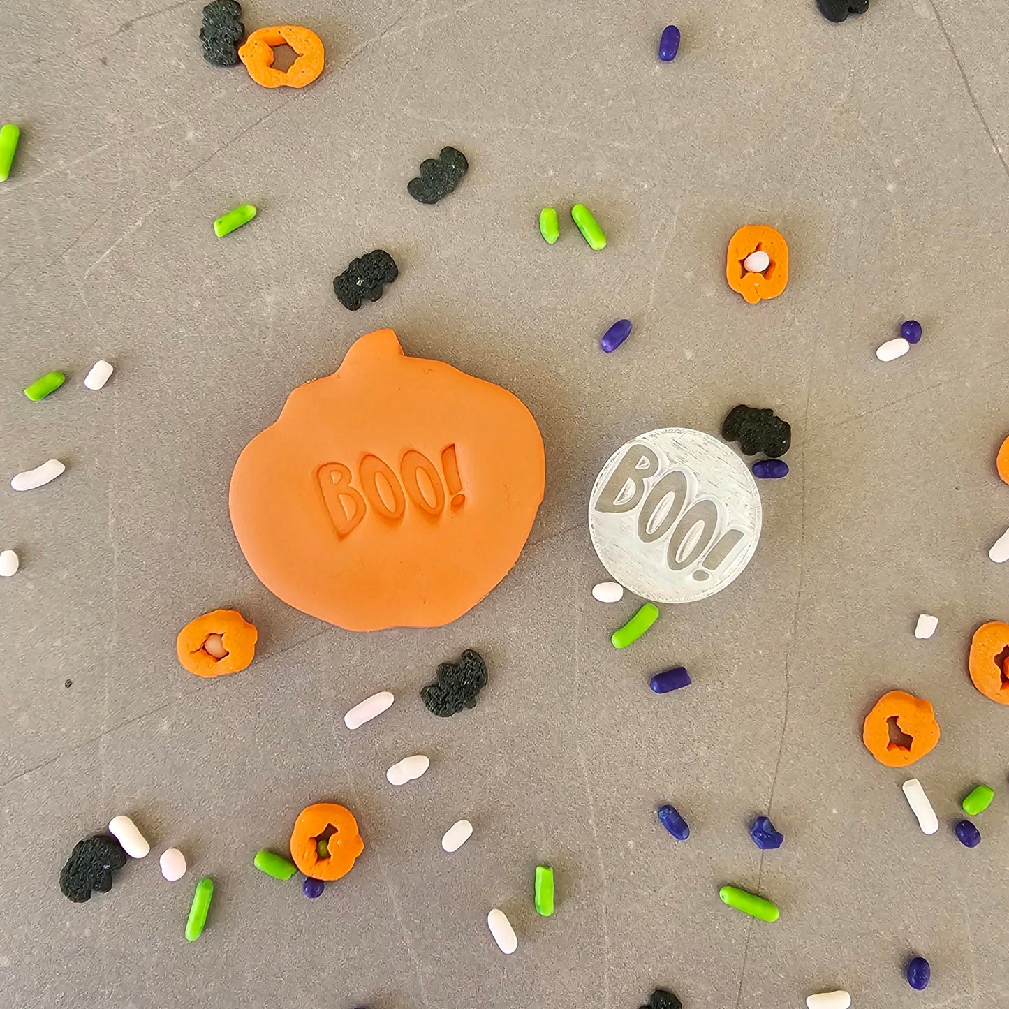 Boo Mini Fondant Stamp