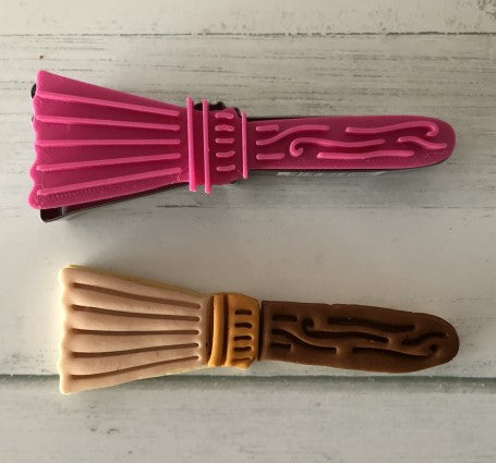 Broom Cookie Cutter  & Embosser Set