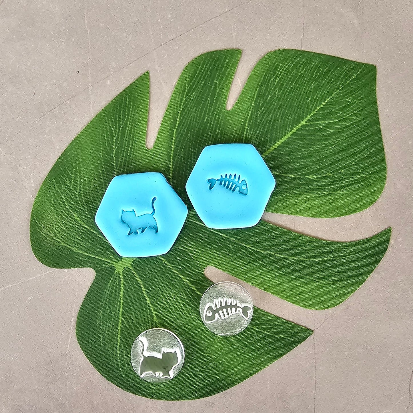 Mini Cat Fondant Stamp Set