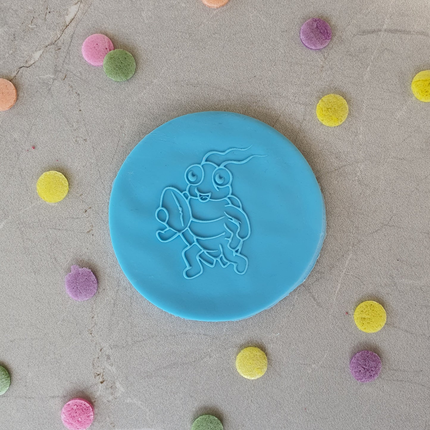 Cockroach with Football Fondant Embosser