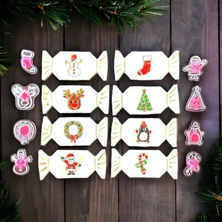 Cute Christmas Icons Advent Stamp Set