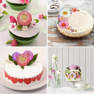 Large Mixed Flower Fondant Silicone Mould