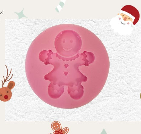 Gingerbread Girl Silicone Fondant/Chocolate Mould