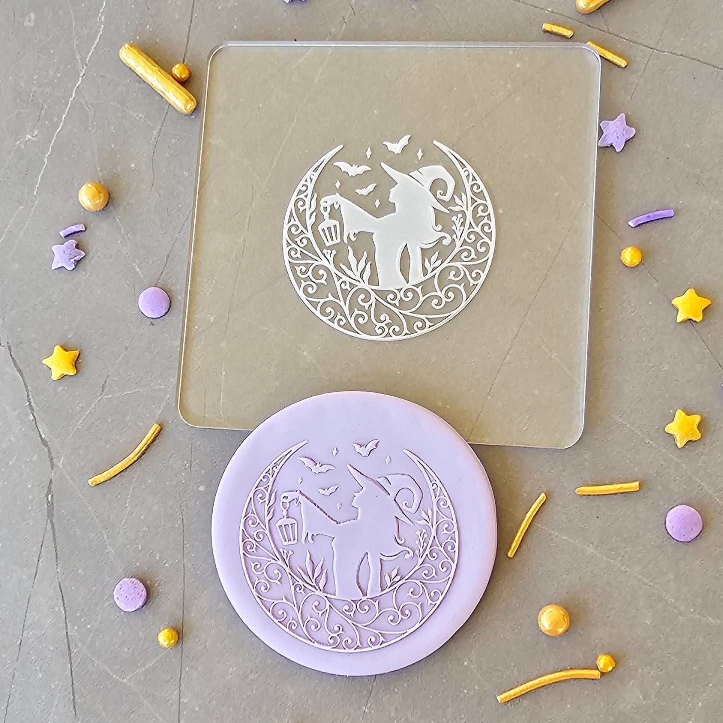 Halloween Witch Fondant Debosser | Cookie Cutter Shop Australia