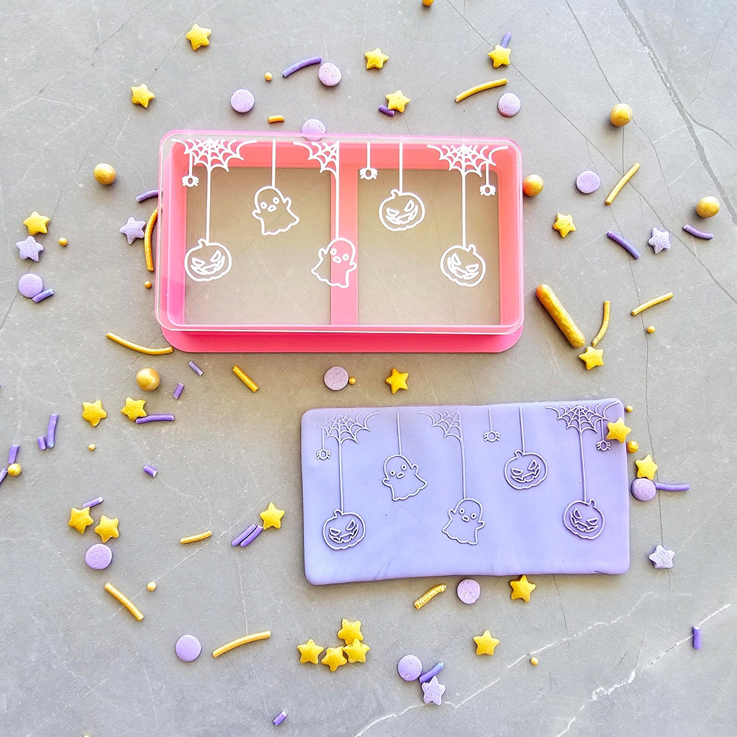 Halloween Garland Cookie Cutter & Debosser Set