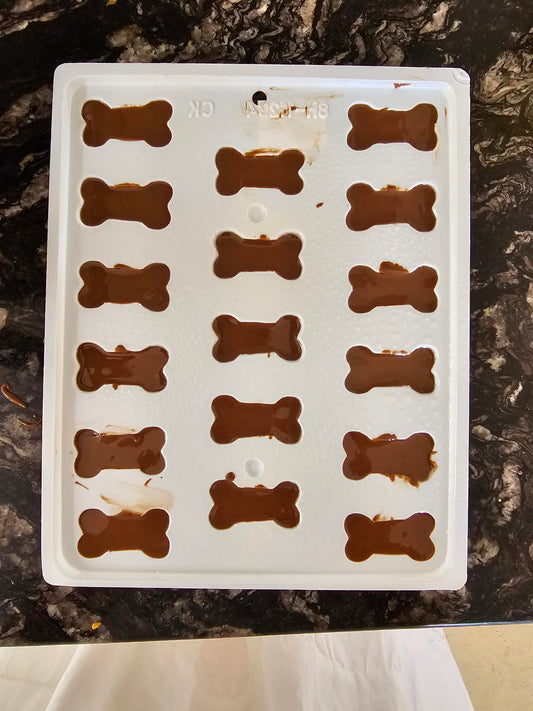 Dog Bone Hard Candy Mould 4.5cm