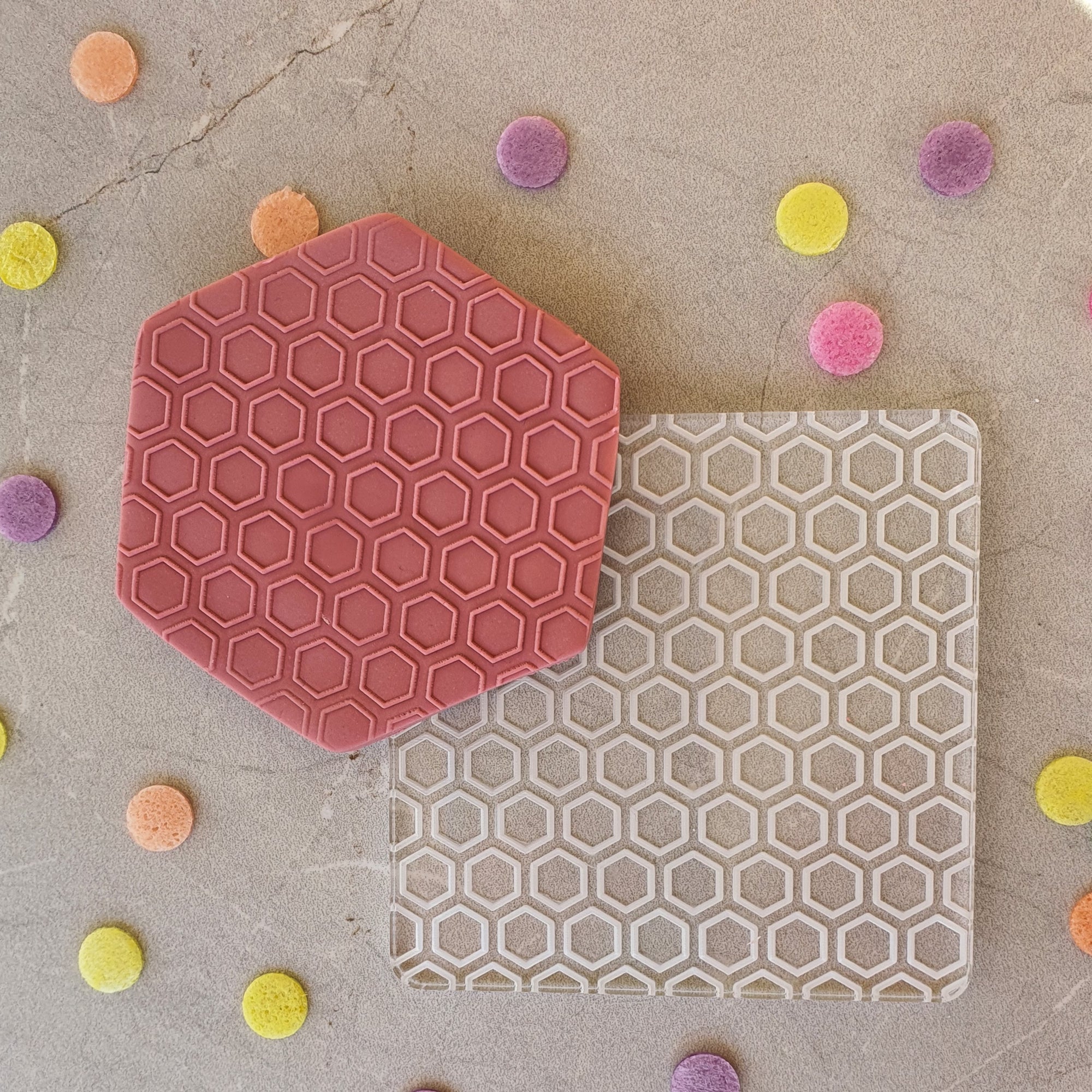 Honeycomb Pattern Fondant Embosser