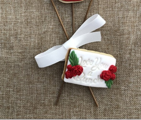 Fondant stamp 'Love You a Bunch'