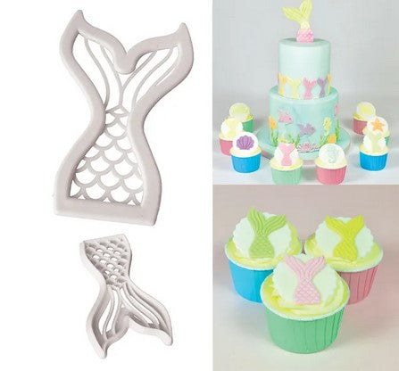 Mermaid Tails Fondant Cutter Set of 2