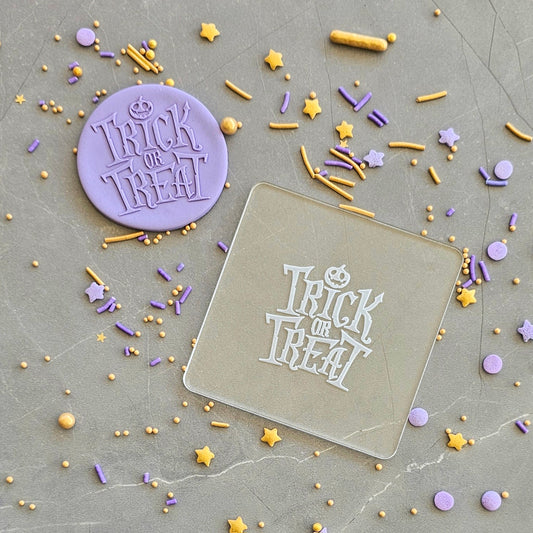 Trick or Treat Fondant Embosser
