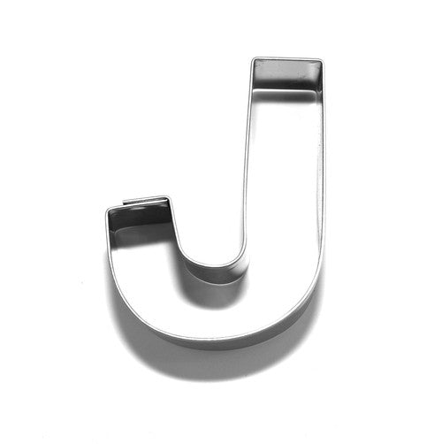 Letter J 6.5 cm Cookie Cutter Stainless Steel-Cookie Cutter Shop Australia