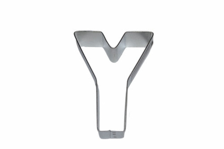Alphabet Letter Y Tin Plate 8cm Cookie Cutter-Cookie Cutter Shop Australia