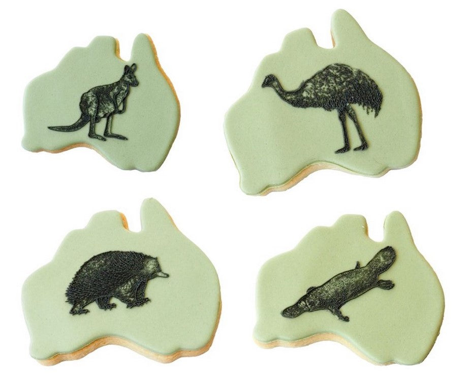 Australian Animals Fondant Debosser Set | Cookie Cutter Shop Australia
