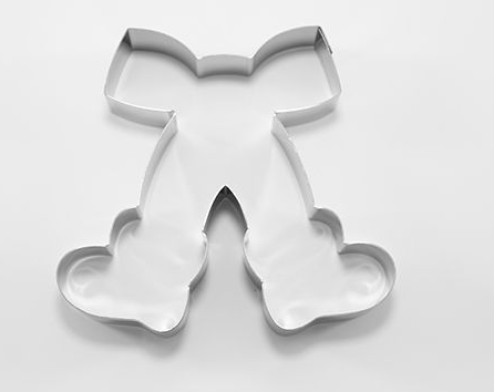 Christmas Bow with Boots Cookie Cutter | Cookie Cutter Shop Australia
