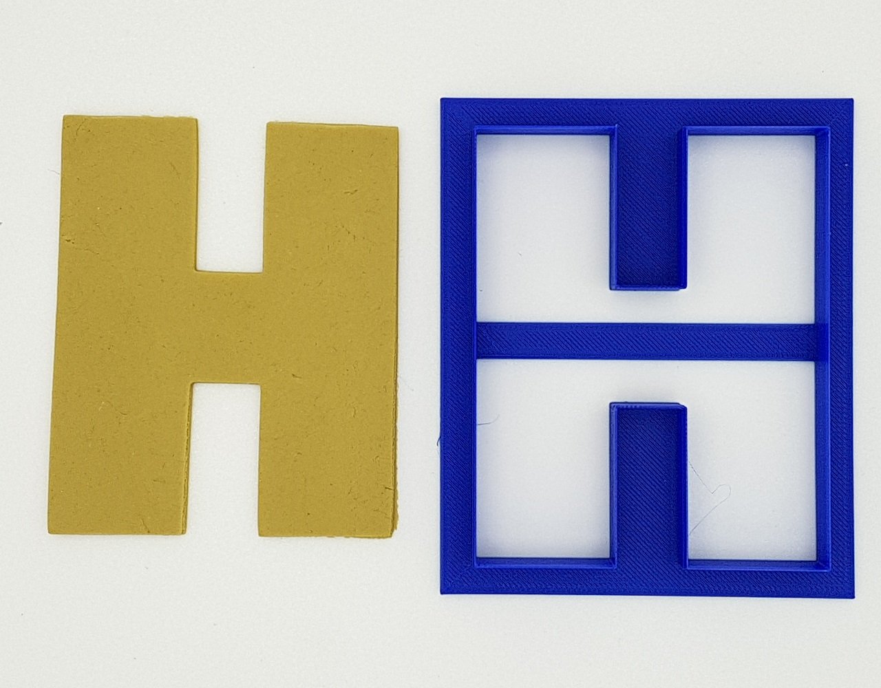 Chunky Alphabet Letter H 9.5cm Cookie Cutter