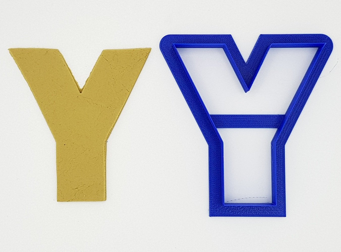 Chunky Alphabet Letter Y 9.5cm Cookie Cutter