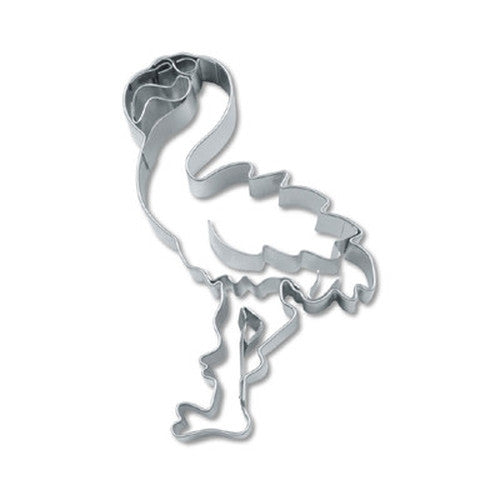 Flamingo with Embossed Detail 7.5cm Cookie Cutter-Cookie Cutter Shop Australia