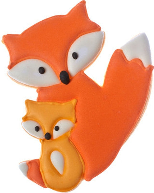 Mother and Baby Fox 11cm Cookie Cutter-Cookie Cutter Shop Australia