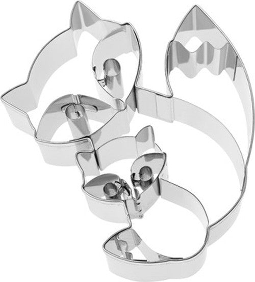 Mother and Baby Fox 11cm Cookie Cutter-Cookie Cutter Shop Australia