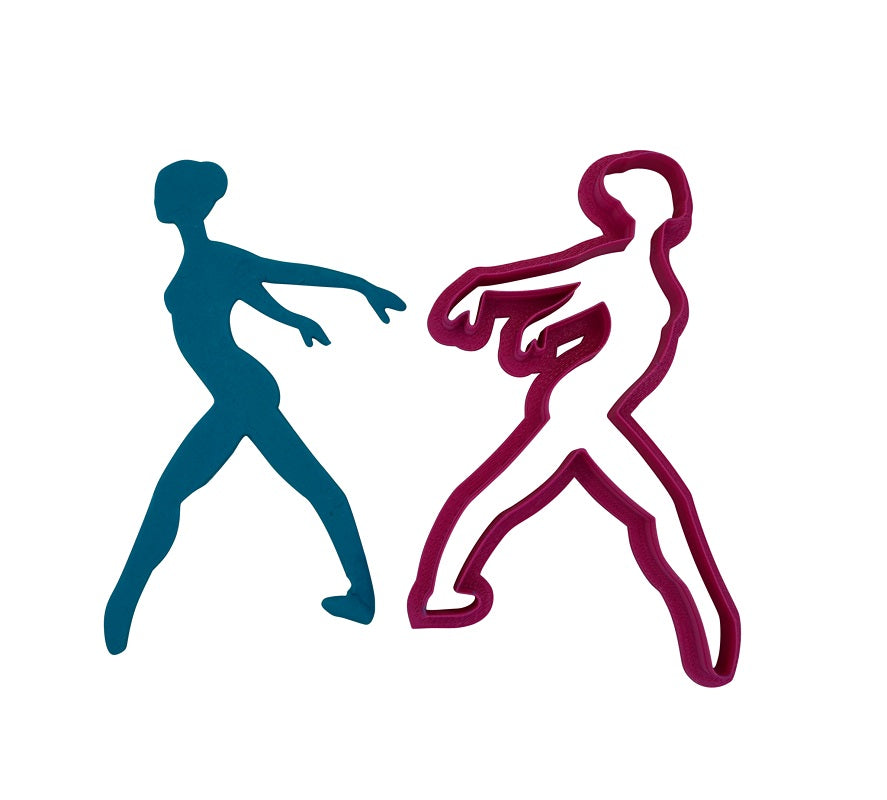 Gymnastics 3 Fondant Cutter-Cookie Cutter Shop Australia