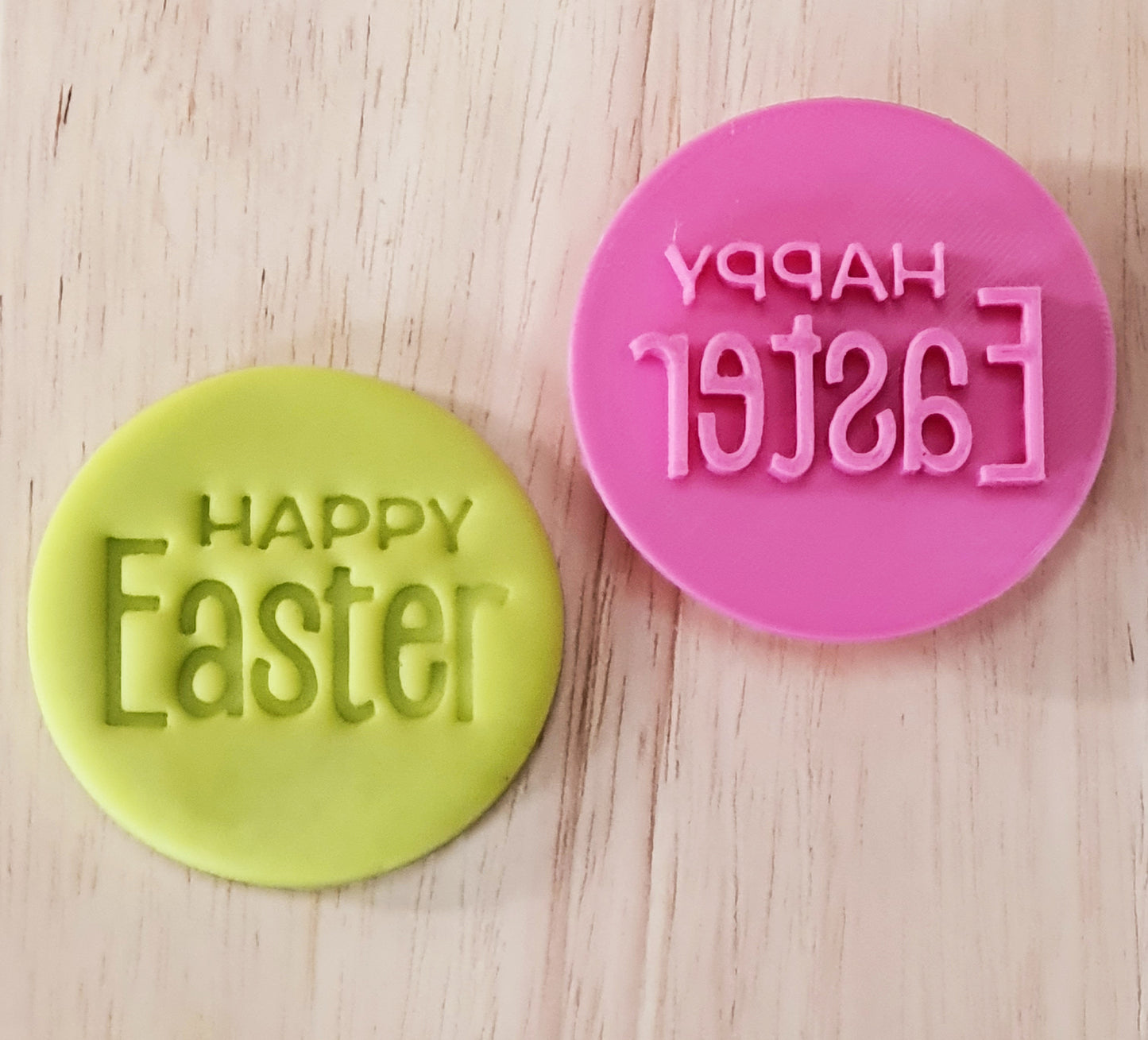 Happy Easter Fondant Stamp
