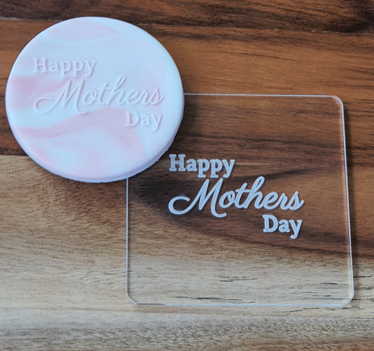 Happy Mothers Day Fondant Debosser | Cookie Cutter Shop Australia