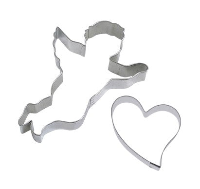 Heart & Cupid Cookie Cutter