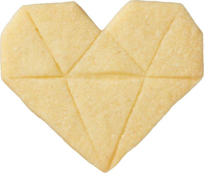 Heart Diamond 6.5cm Cookie Cutter-Cookie Cutter Shop Australia