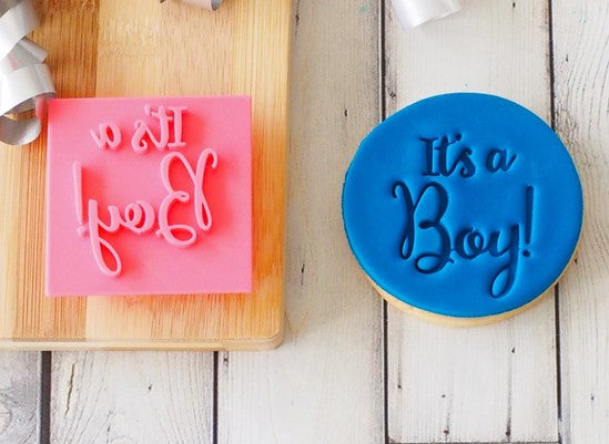 Baby Fondant Embosser 'It's a Boy' | Cookie Cutter Shop Australia