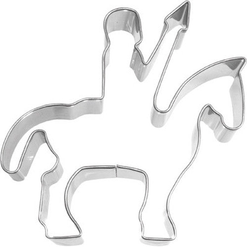 Knight with Lance On Horse 9cm Cookie Cutter-Cookie Cutter Shop Australia