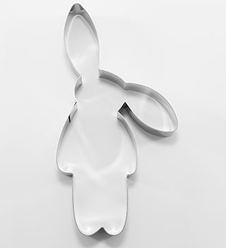Bunny Cookie Cutter with Lop Ear 15cm