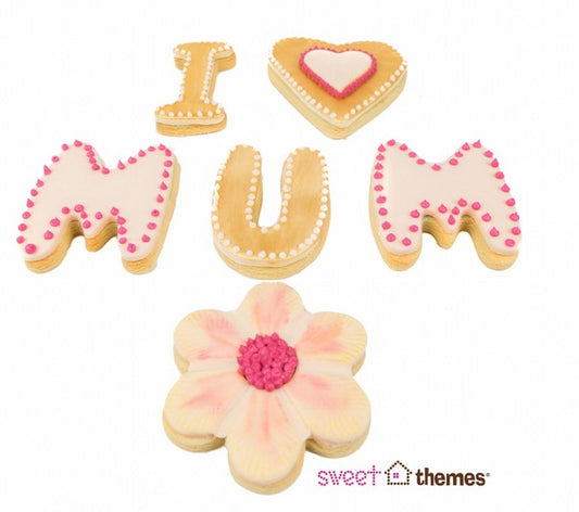 Mothers Day Cookie Cutter Set 5 Pieces | Cookie Cutter Shop Australia