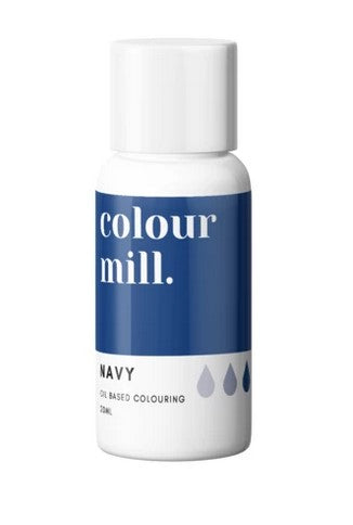 Colour Mill Navy Oil Based Colouring 20ml | Cookie Cutter Shop Australia