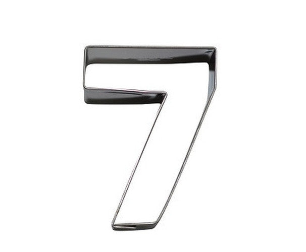 Number 7 6.5 cm Cookie Cutter Stainless Steel-Cookie Cutter Shop Australia