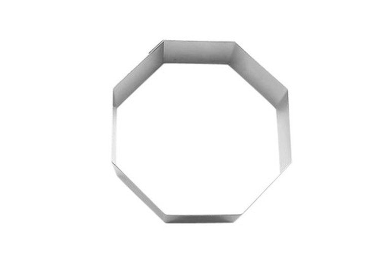 Octagon Cookie Cutter/Food Ring 9cm-Cookie Cutter Shop Australia
