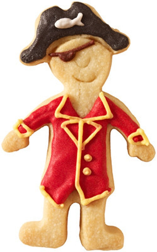 Pirate with Face Detail 9cm Cookie Cutter-Cookie Cutter Shop Australia