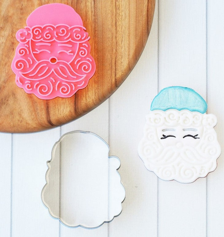 Santa Face Cookie Cutter 9.5cm