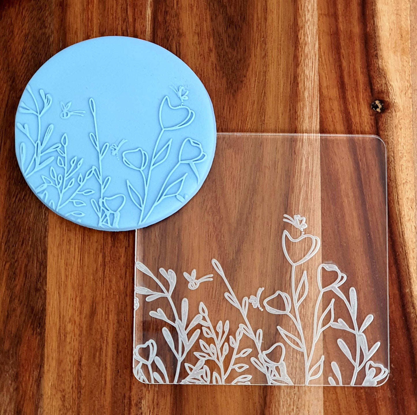 Wildflowers Fondant Debosser No.3 | Cookie Cutter Shop Australia