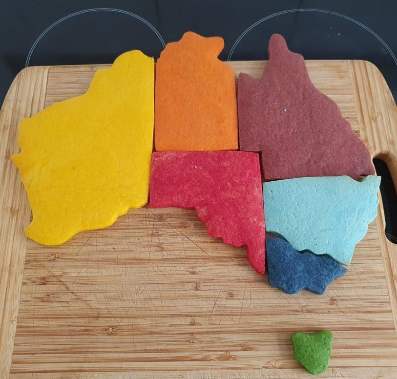 Australian States Cookie Cutters Large Set of 7