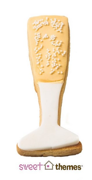 Champagne Glass Cookie Cutter 10cm
