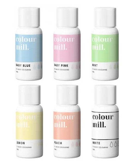 Colour Mill 'Pastel' Oil Based Colours 6 Pack