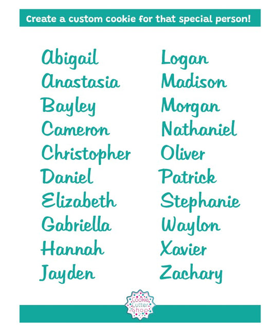 Happy Birthday with heart and Custom Name Embosser