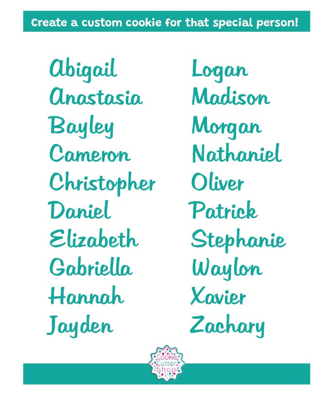 Happy Birthday with heart and Custom Name Embosser